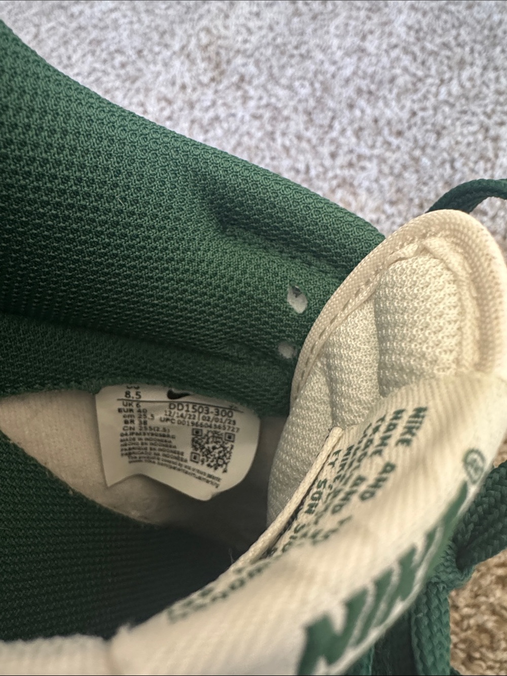 MEN'S NIKE DUNKS SIZE 8.5 - Picture 4 of 5